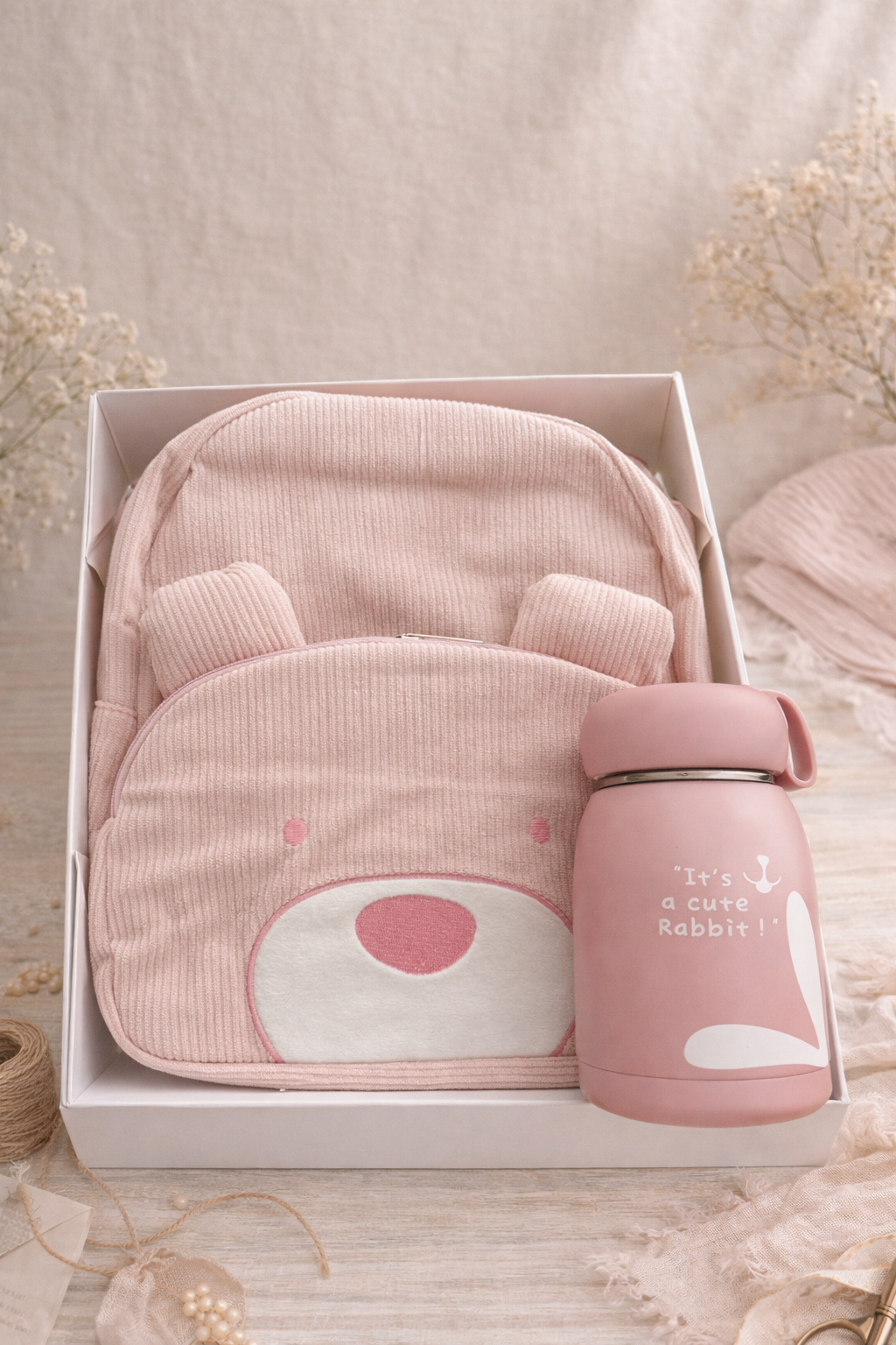 Personalized Kids Backpack & Bottle Gift Box