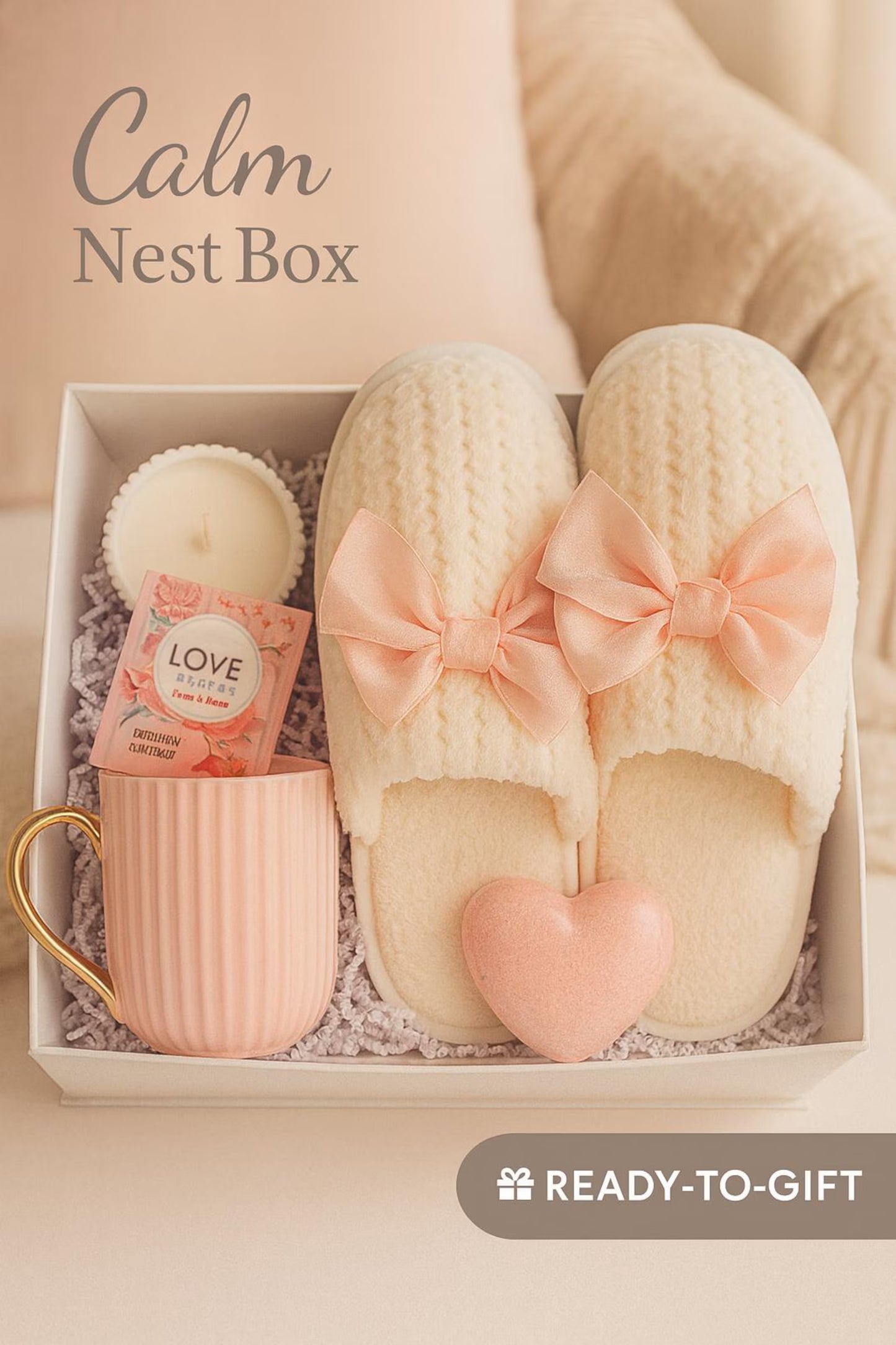 Hygge Gift Box – Cozy Socks, Scented Candle, Mug & Tea Relaxation Kit