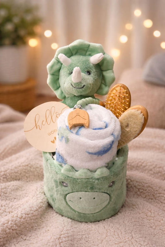 Baby Gift Box with Blanket and Plush Toy